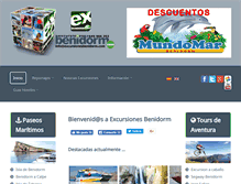 Tablet Screenshot of excursionesbenidorm.com